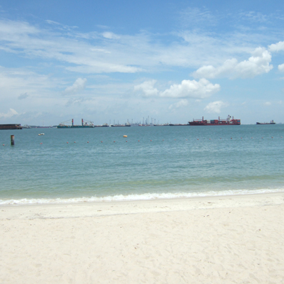 센토사 섬 해변